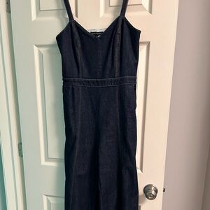 Banana Republic wide leg denim jumpsuit